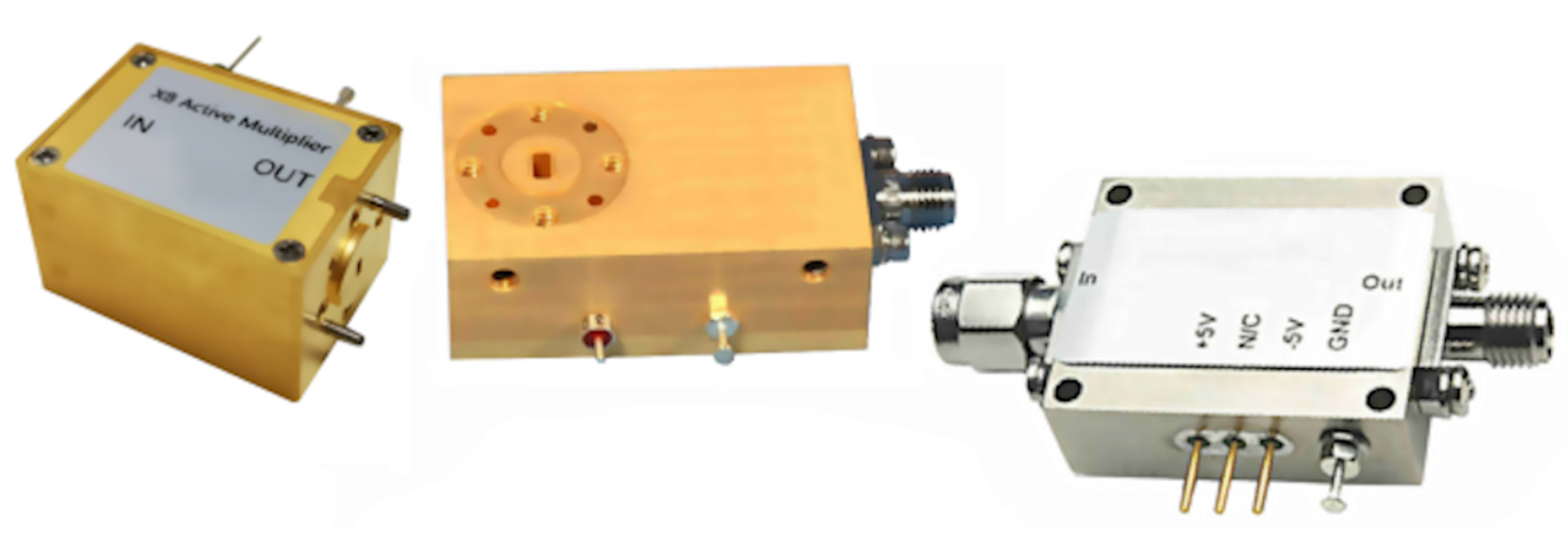 Frequency Active Multipliers Modules  in Coaxial & Waveguide